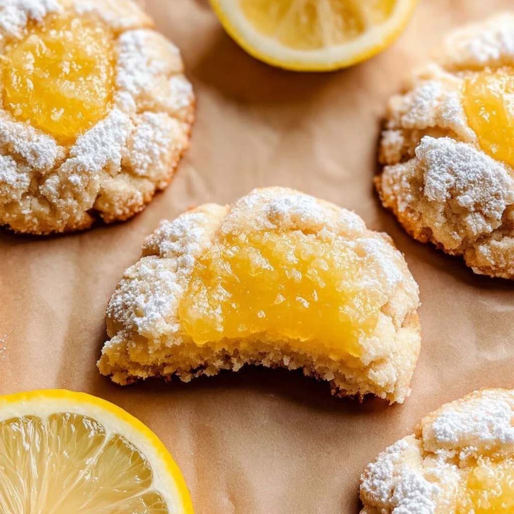 Lemon Bar Cookies step by step