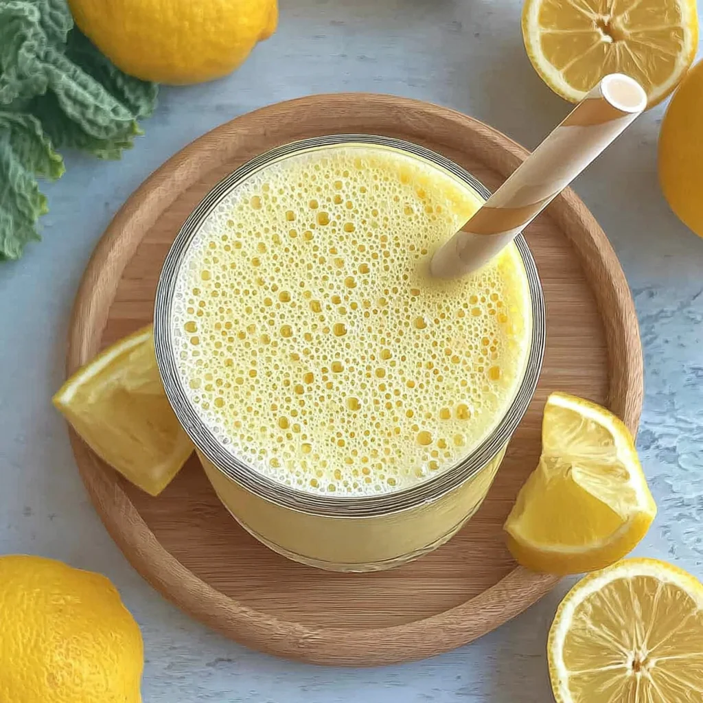 Lemon Smoothie step by step