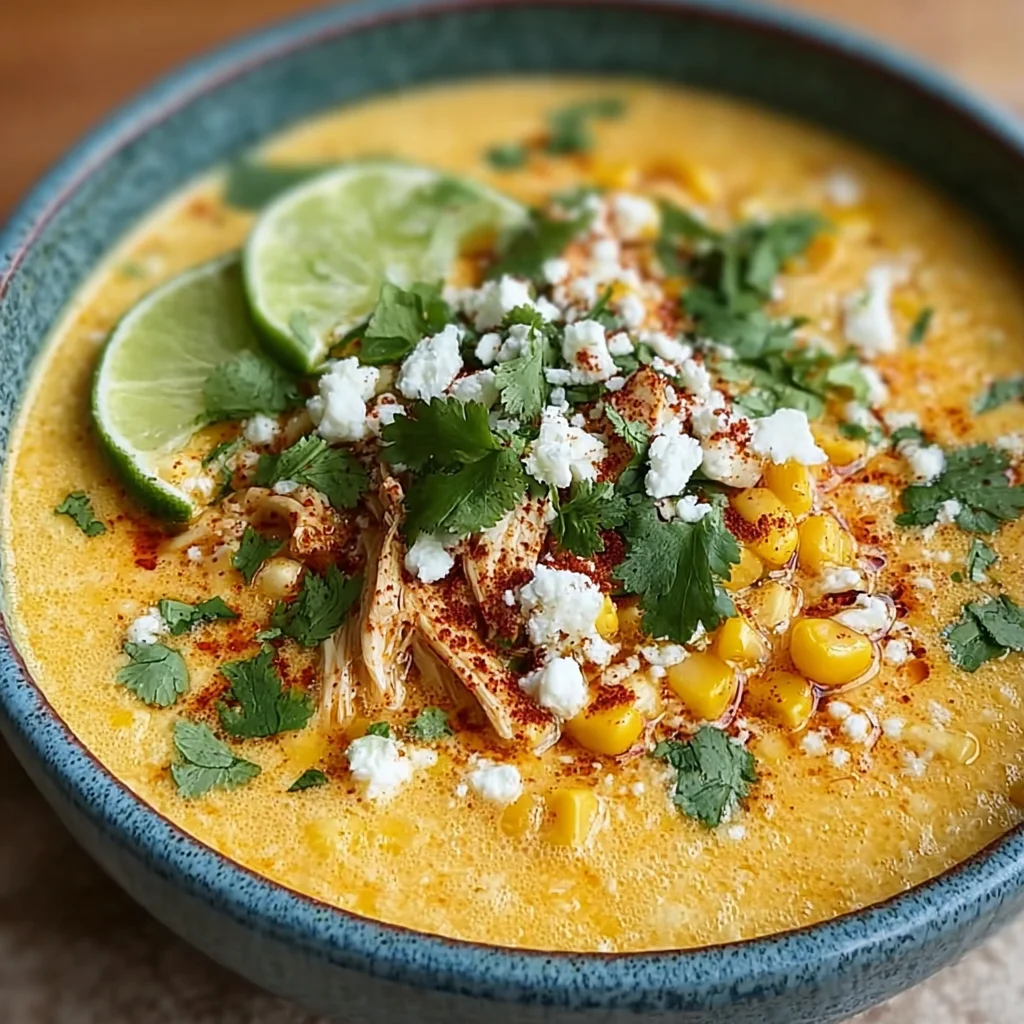 Mexican Street Corn Soup Crockpot Recipe for Cozy Nights step by step