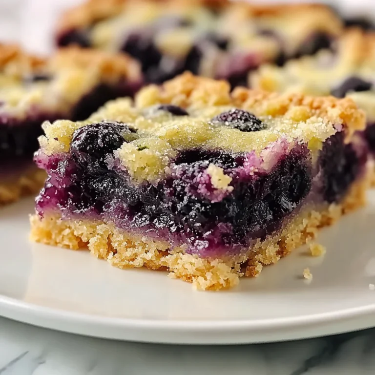 Homemade Blueberry Zucchini Bars Recipe