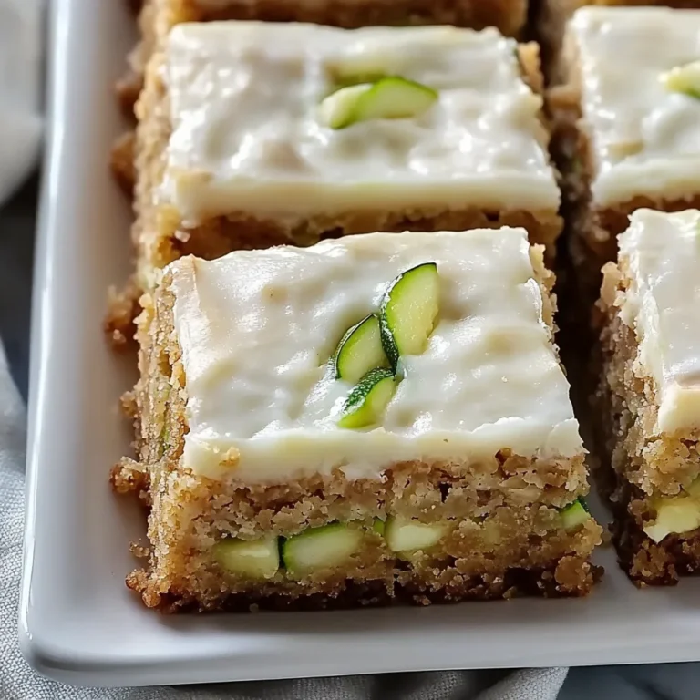 Simple Zucchini Bars Recipe