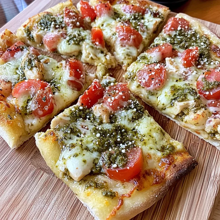 Pesto Chicken Pizza Recipe