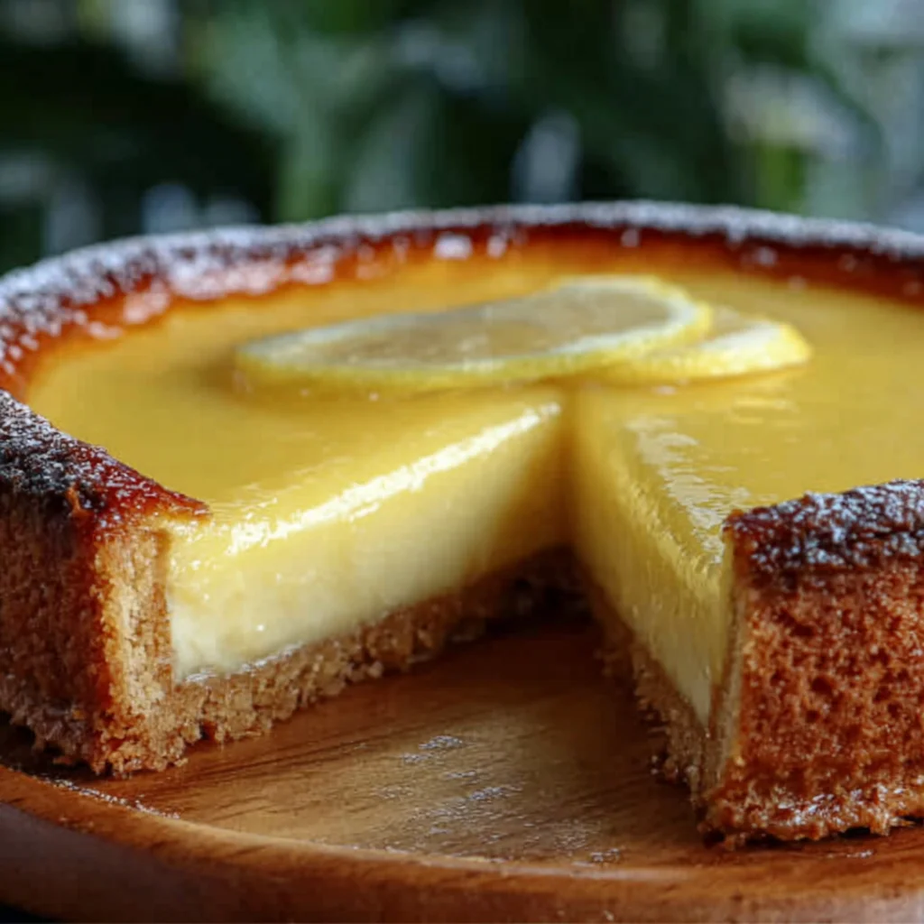 Refreshing Italian Lemon Custard Cake Recipe step by step