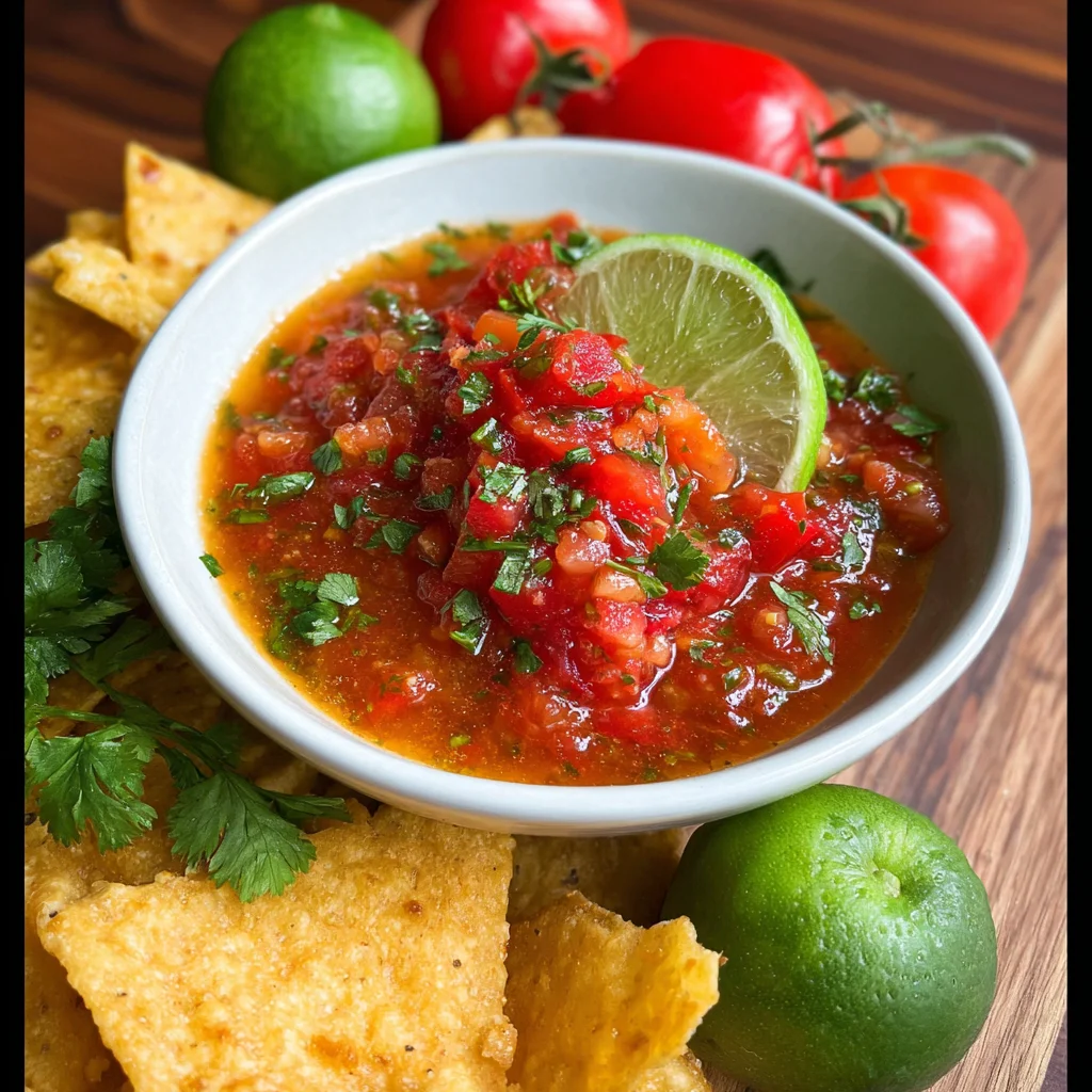 Roasted Cherry Tomato Salsa step by step