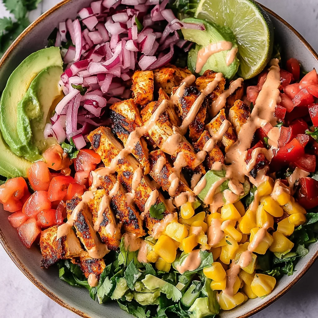 Spicy Southwest Chicken Salad step by step