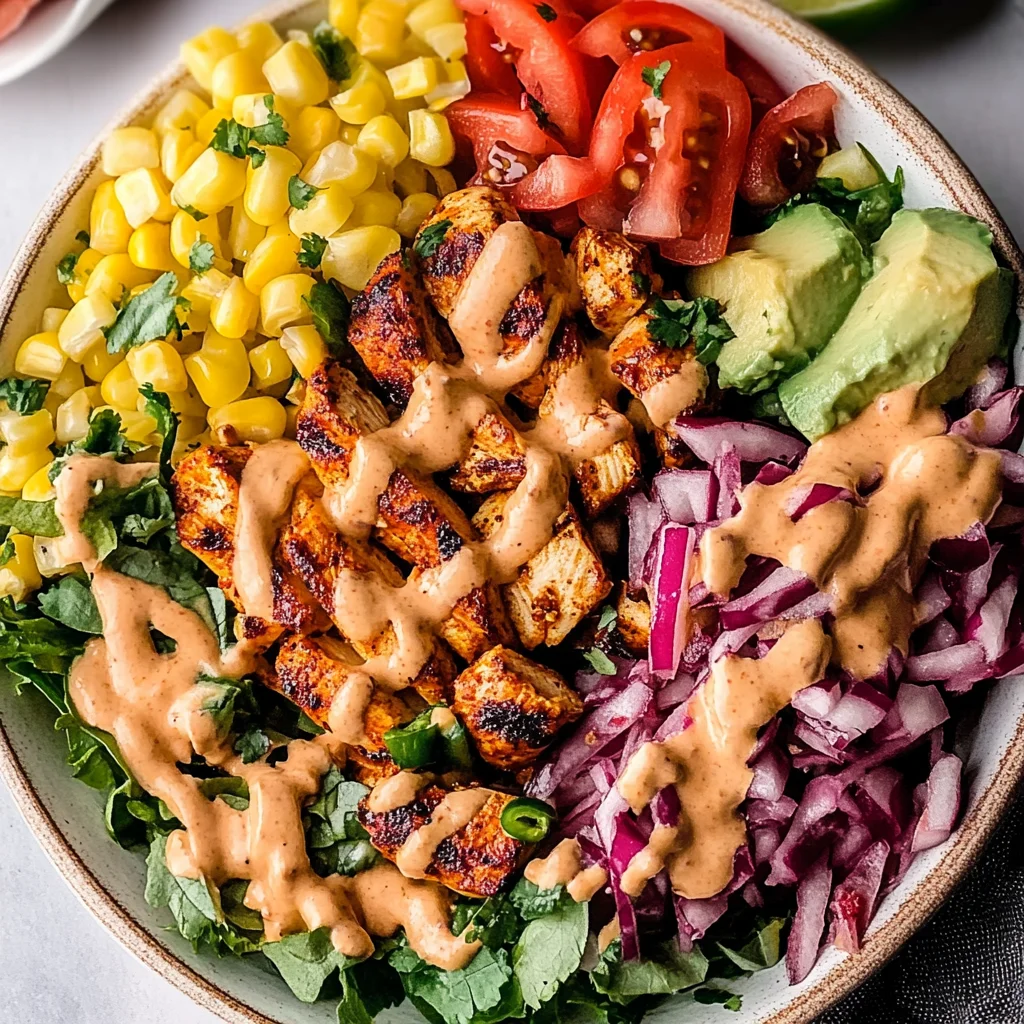 Spicy Southwest Chicken Salad step by step