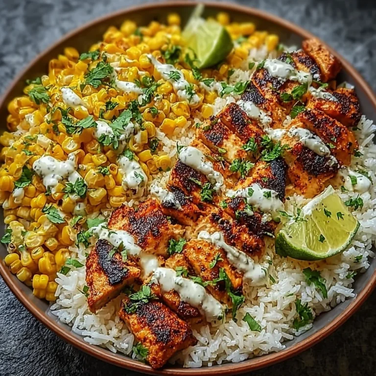 Street Corn Chicken Rice Bowl Recipe