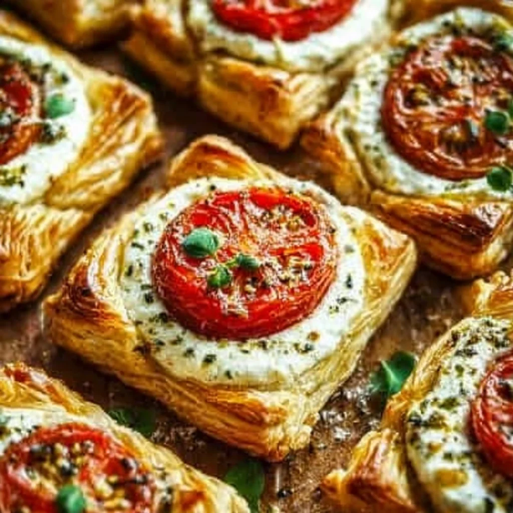 Tomato Tartlets with Puff Pastry: Savory Bites of Fresh Flavor step by step