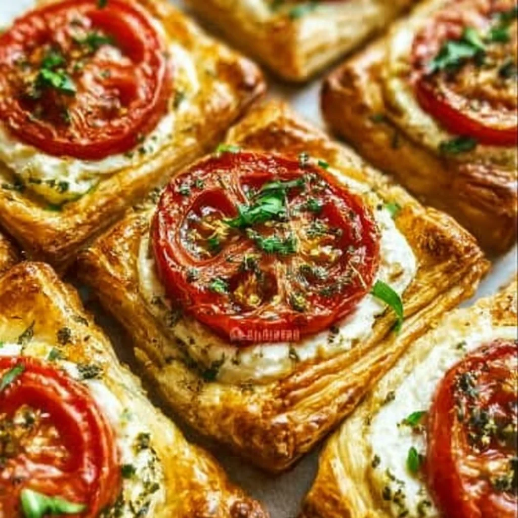 Tomato Tartlets with Puff Pastry: Savory Bites of Fresh Flavor step by step