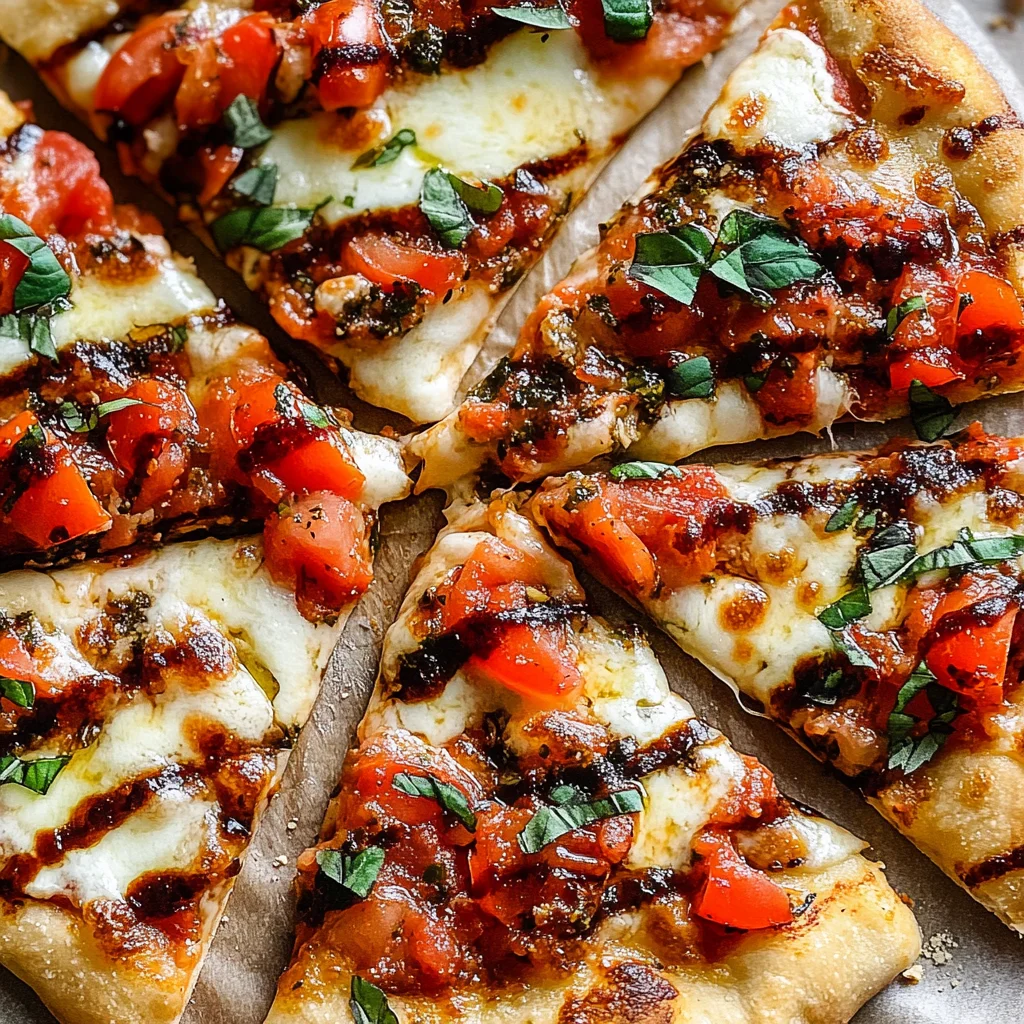 Bruschetta Pizza or The ultimate 6-ingredient Bruschetta Pizza to elevate homemade pizza night step by step