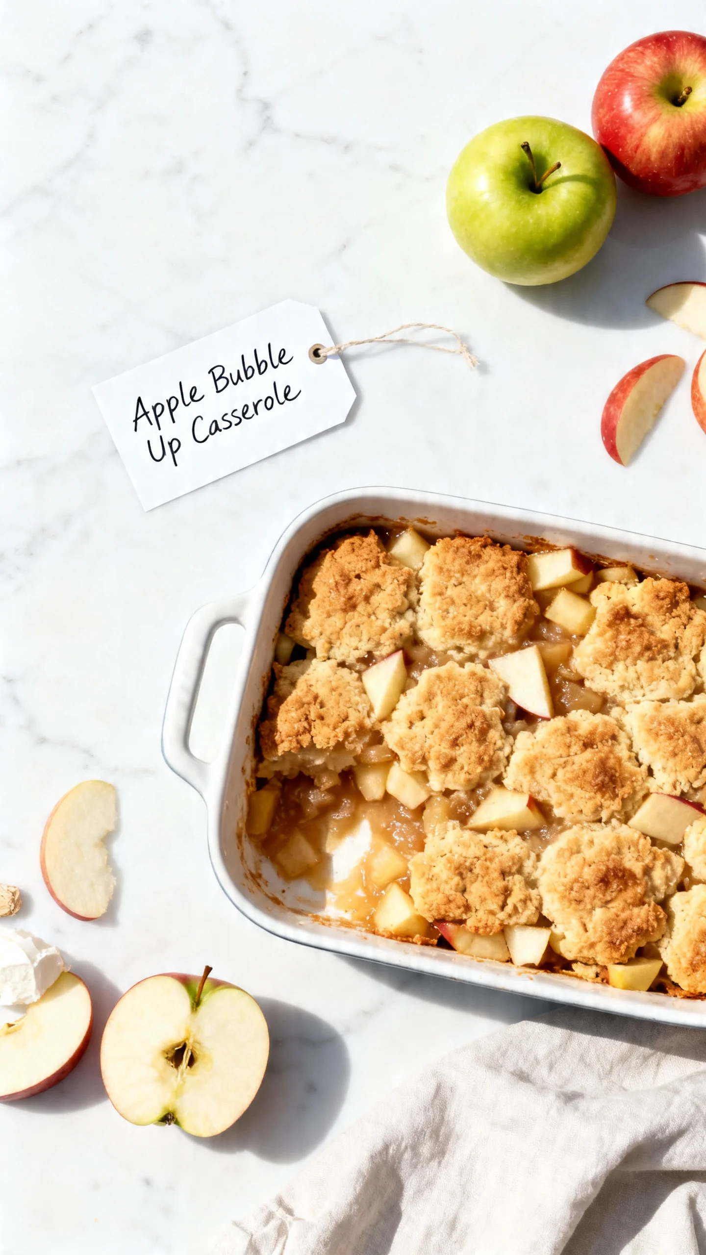 Apple Bubble Up Casserole step by step