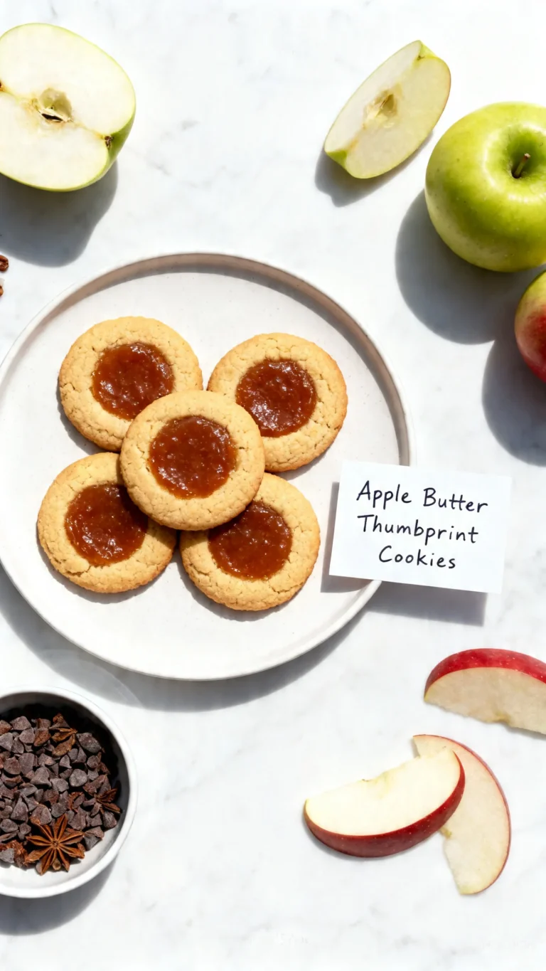 Apple Butter Thumbprint Cookies Recipe