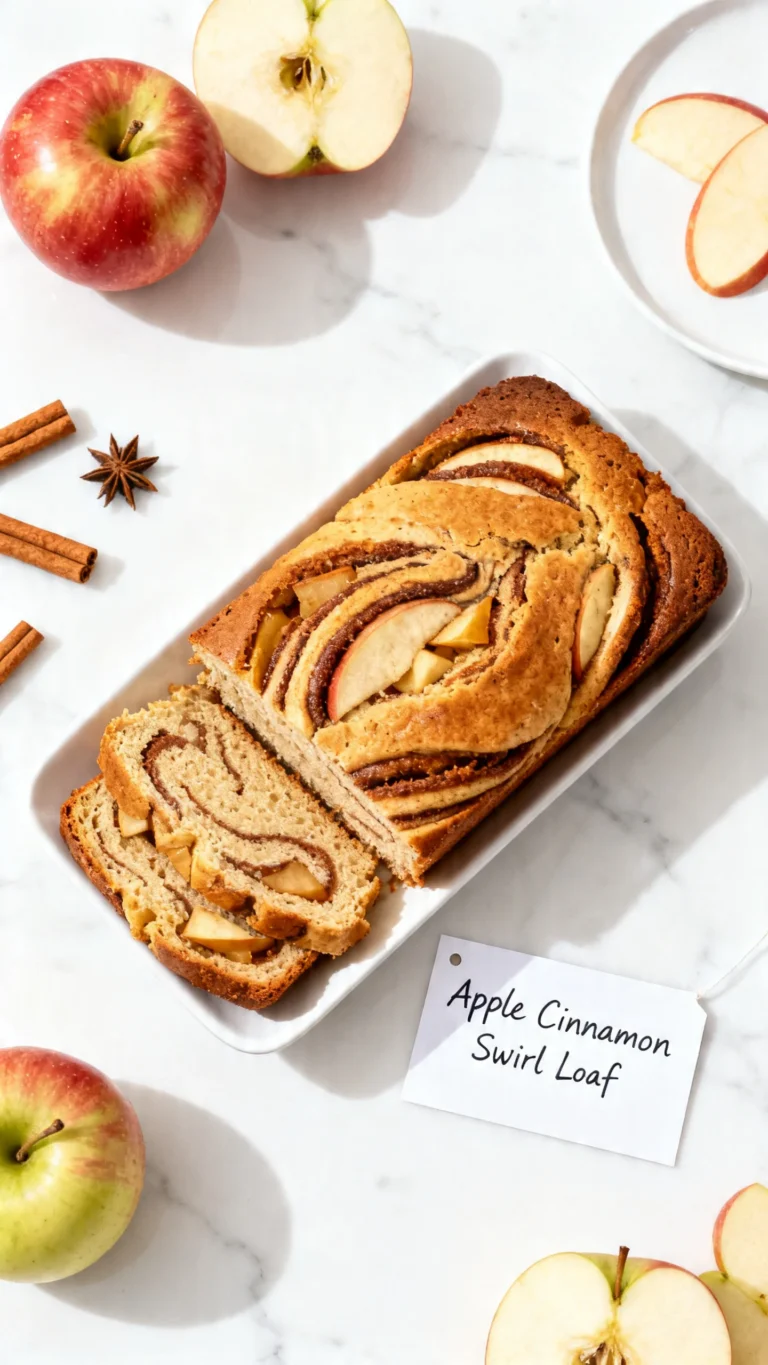 Apple Cinnamon Swirl Loaf Recipe