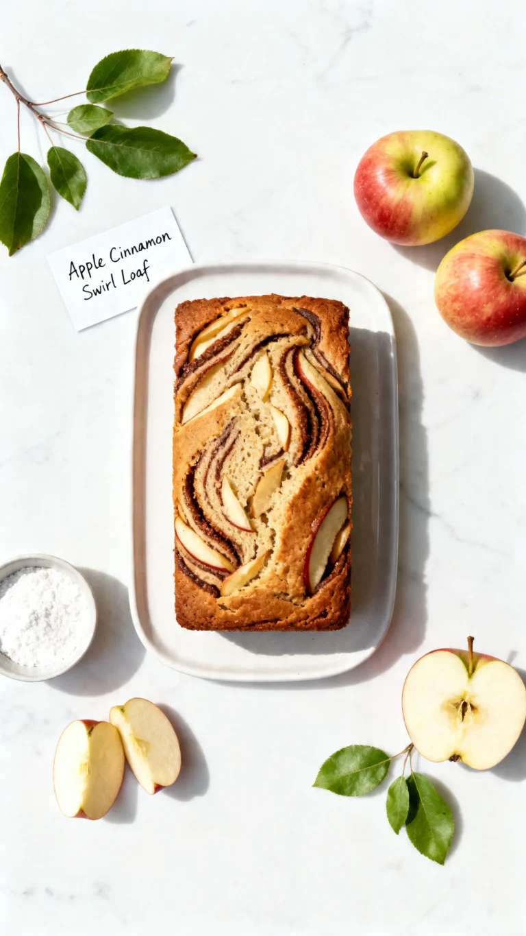 Apple Cinnamon Swirl Loaf Recipe