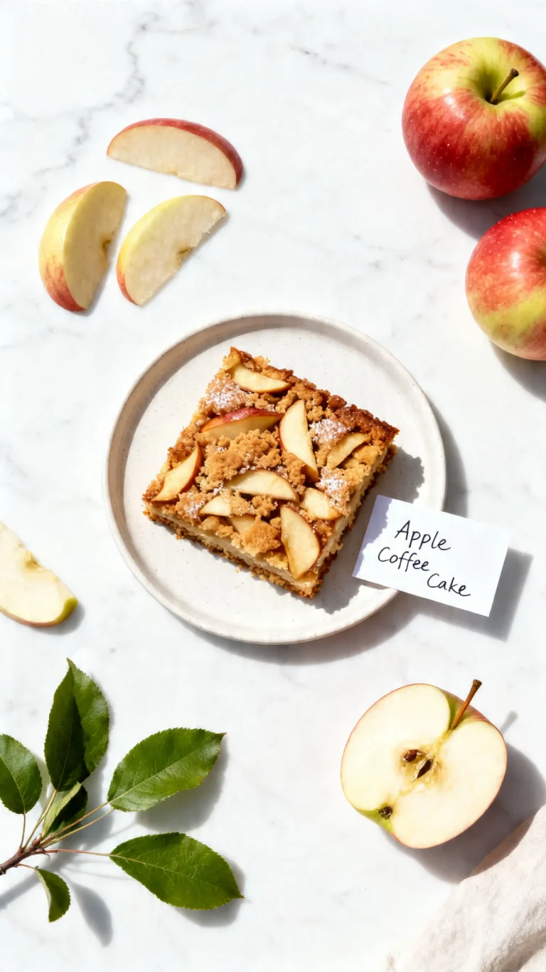 Apple Coffee Cake with Cinnamon Streusel Recipe