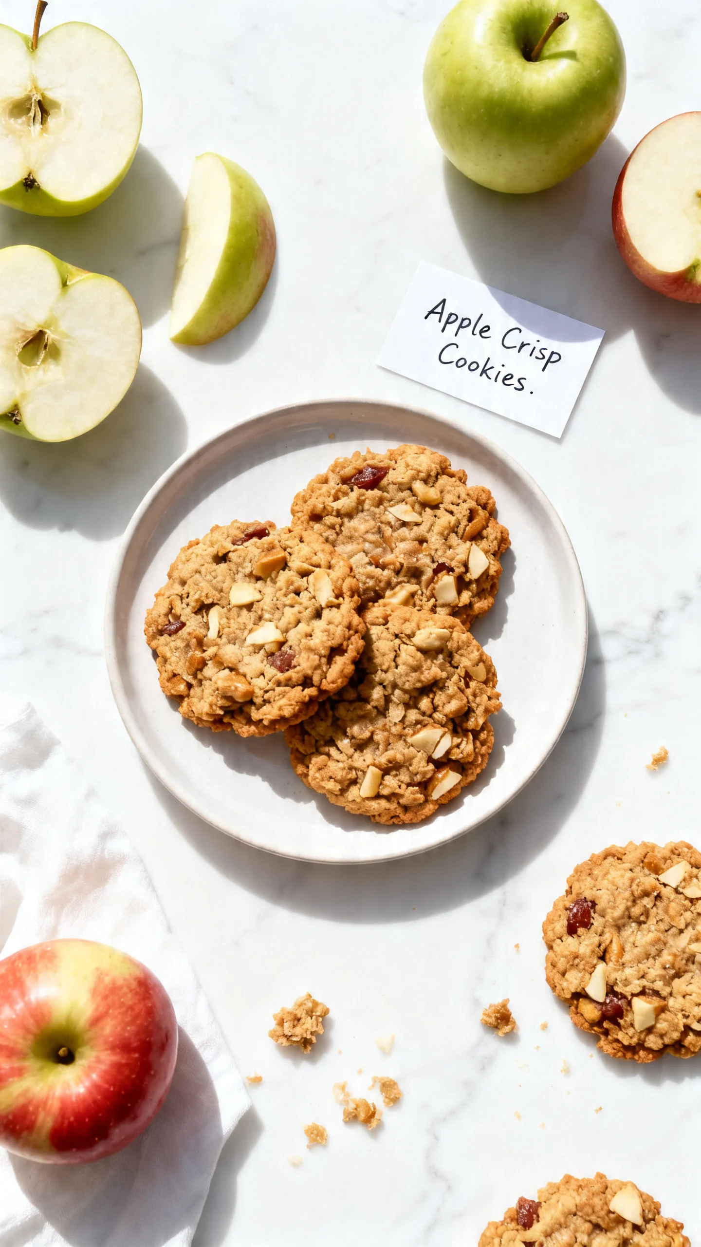 Apple Crisp Cookies step by step