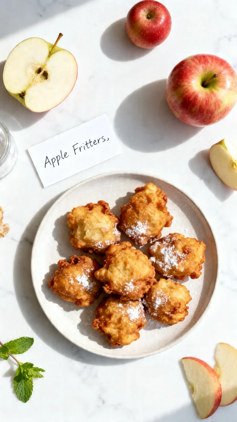 Mouthwatering Homemade Apple Fritters Recipe