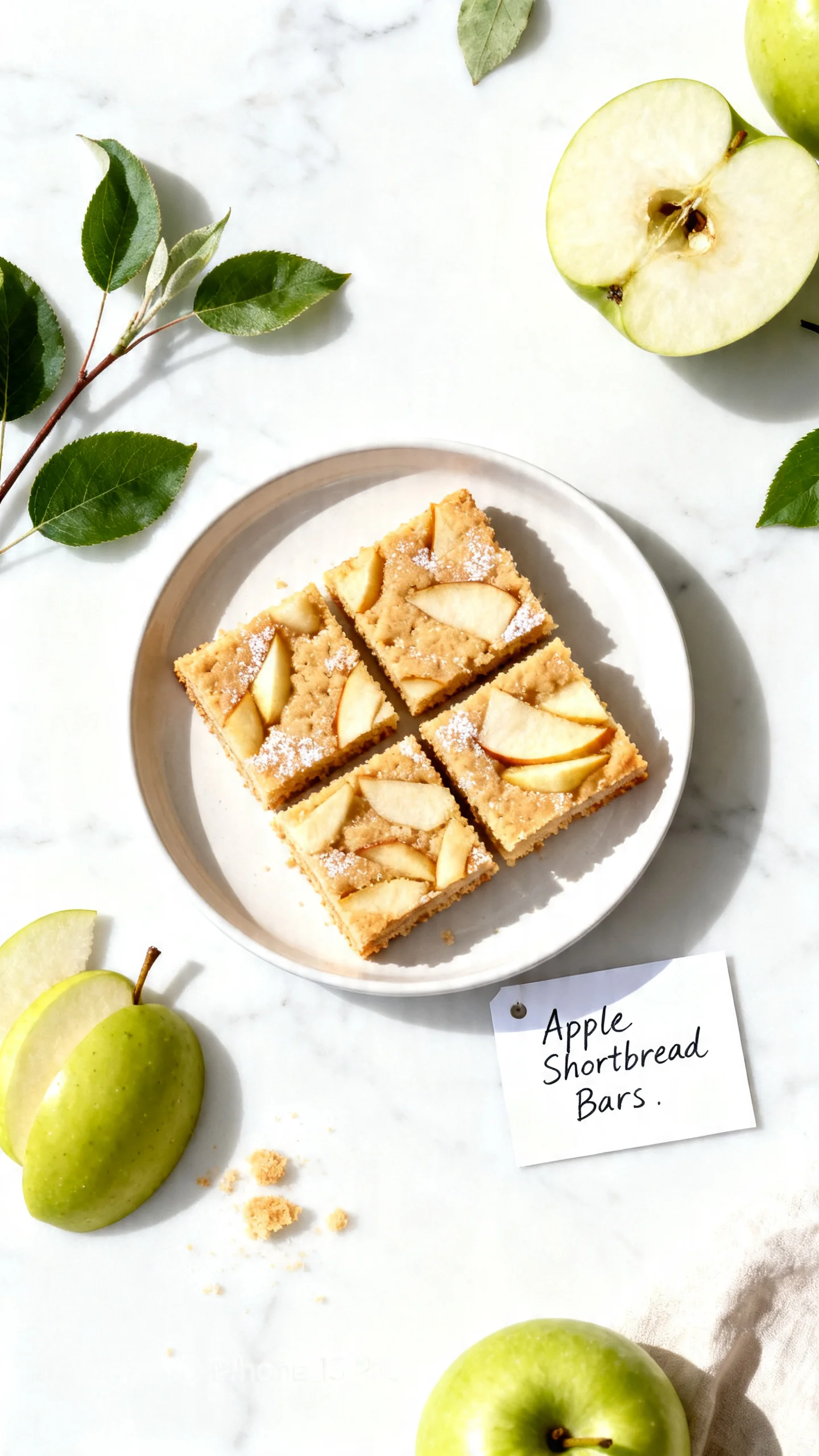 Apple Shortbread Bars step by step