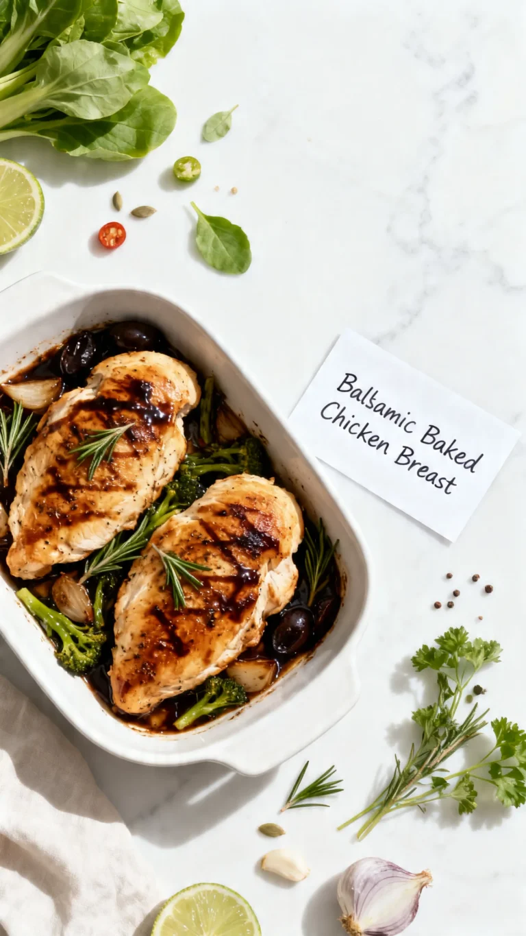 Balsamic Baked Chicken Breast Recipe