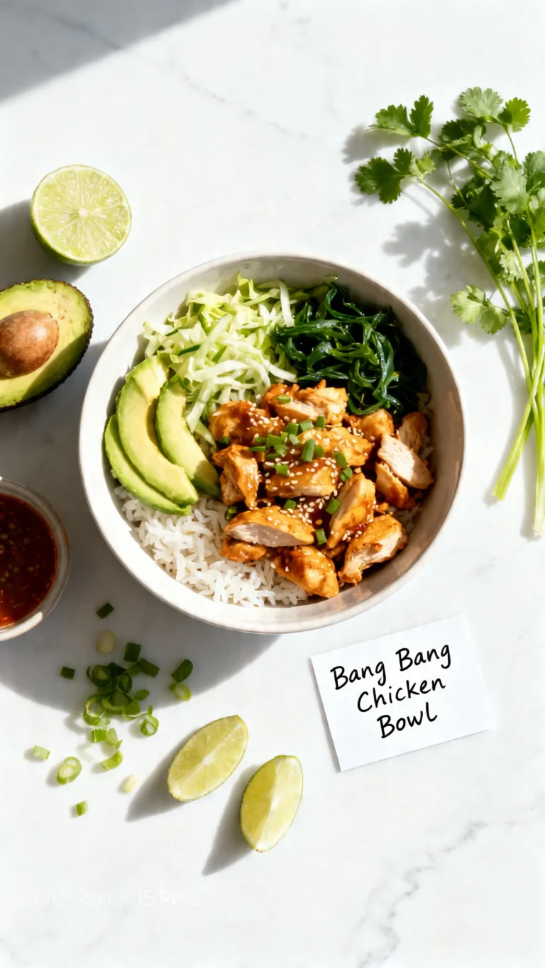 Bang Bang Chicken Bowl Recipe