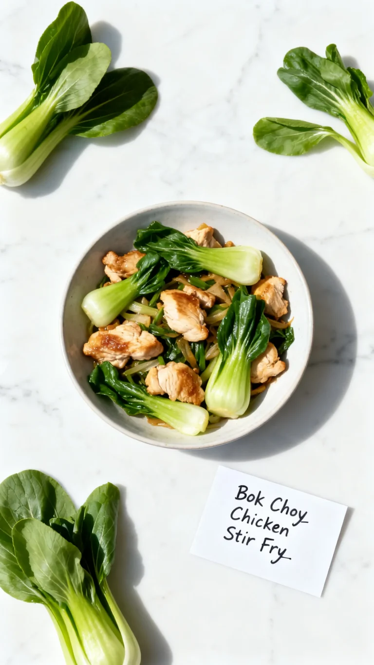 Bok Choy Chicken Recipe