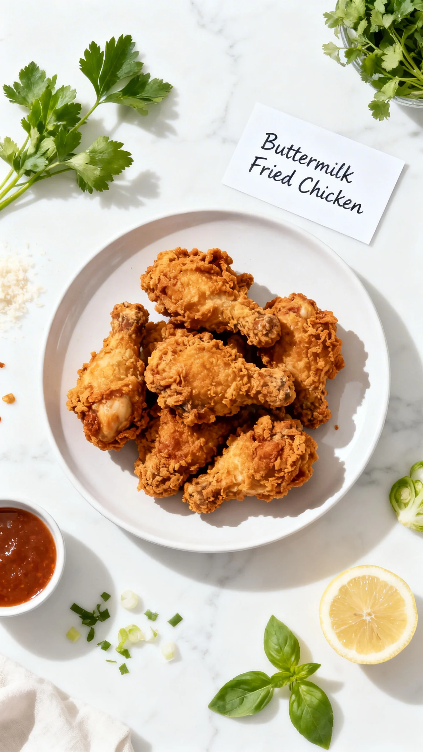 Buttermilk Fried Chicken step by step