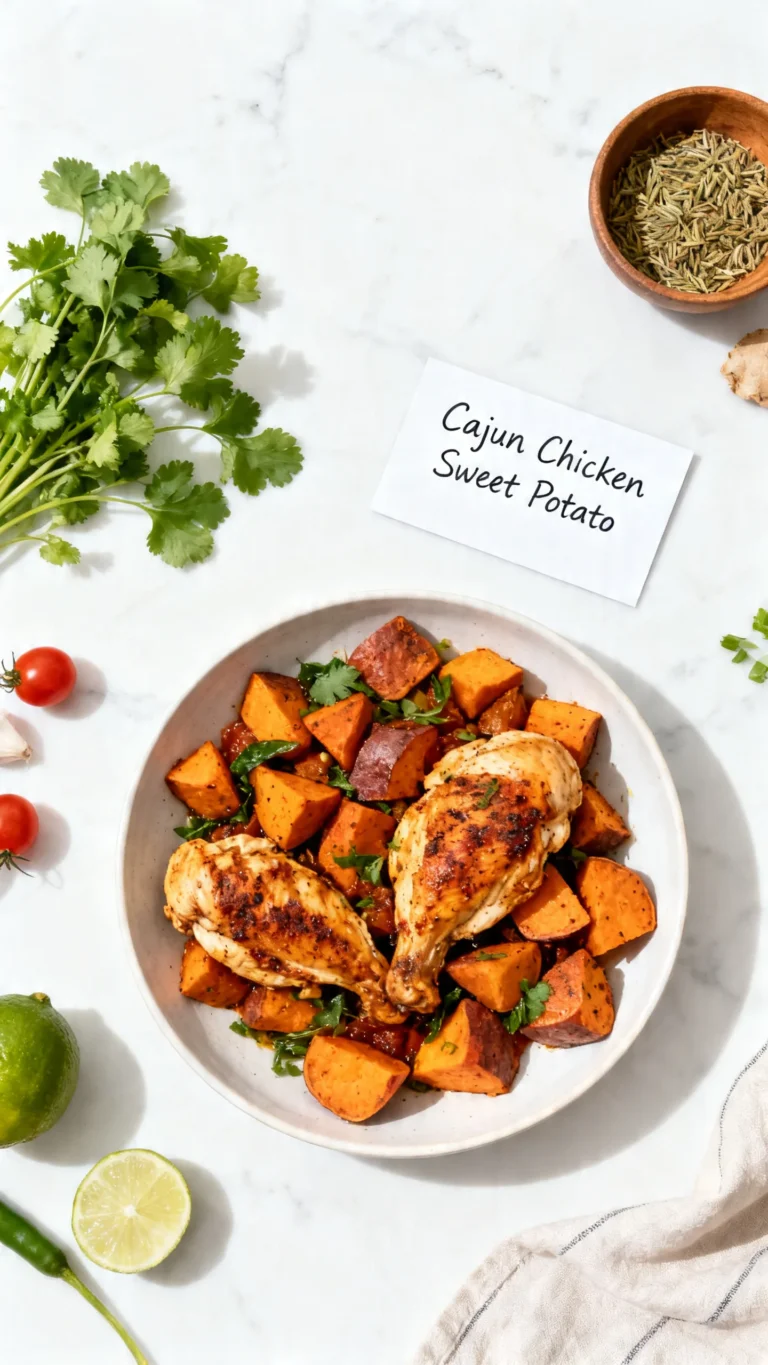 Cajun Chicken & Sweet Potato Bowls Recipe