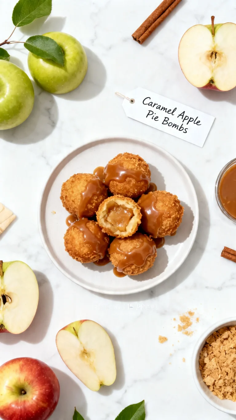 Mouthwatering Caramel Apple Pie Bombs Recipe