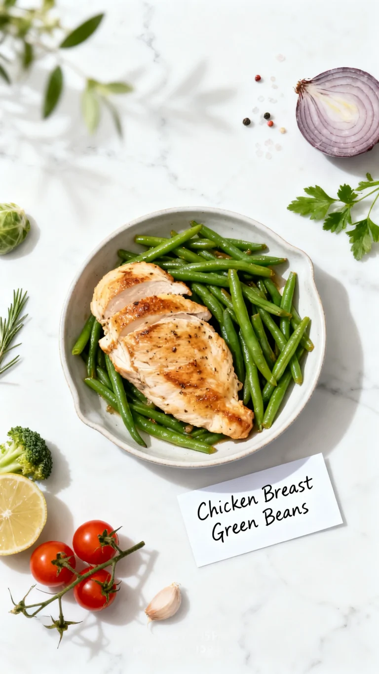 Easy Chicken Breast and Green Beans Recipe
