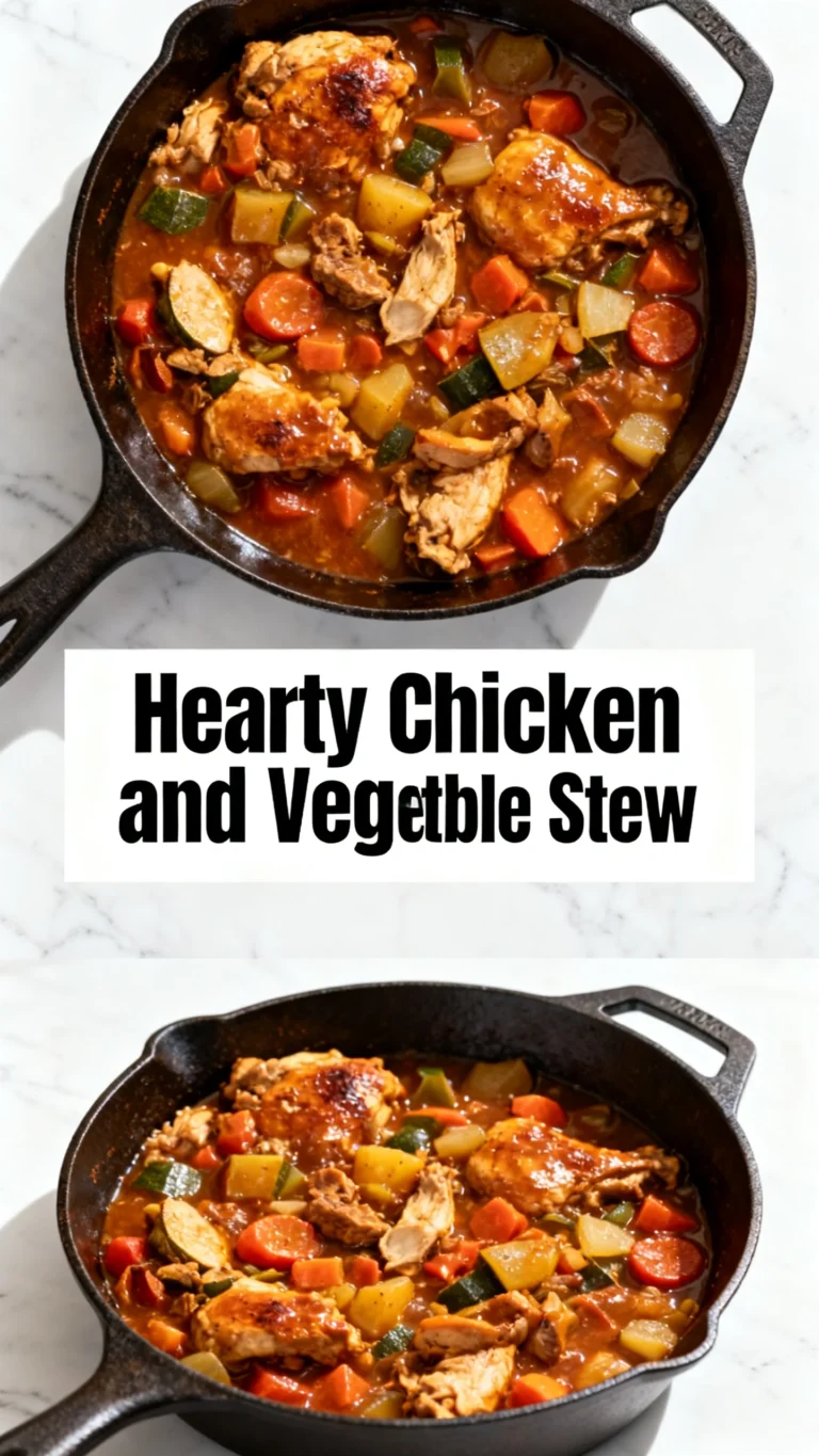 Hearty Chicken and Vegetable Stew Recipe