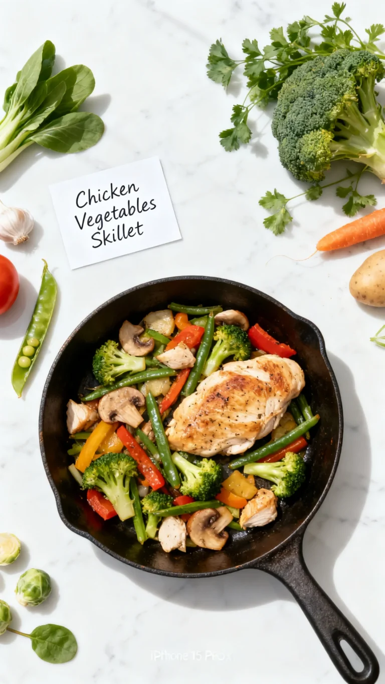 Chicken and Vegetables Skillet Recipe