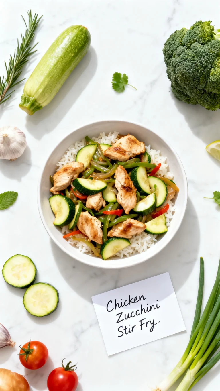 Chicken Zucchini Stir Fry – A Quick Recipe