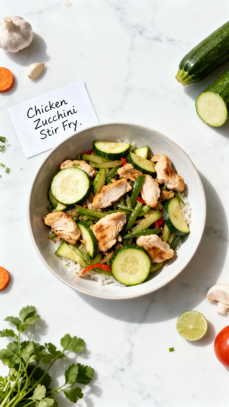 Chicken Zucchini Stir Fry Recipe