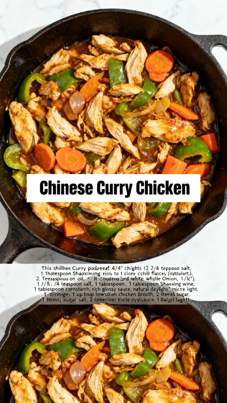 Chinese Curry Chicken Recipe