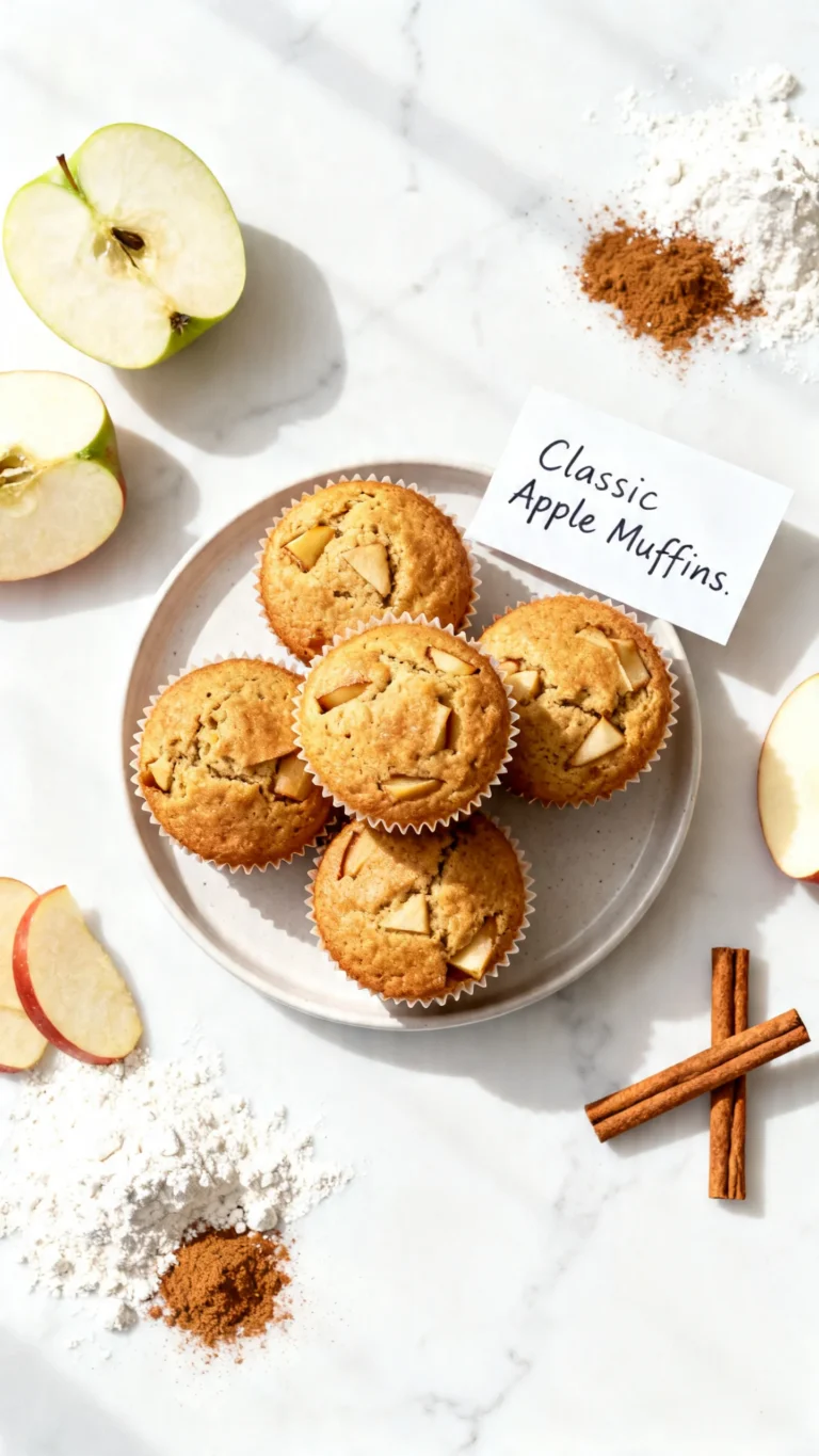 Bakery-Style Apple Muffins Recipe