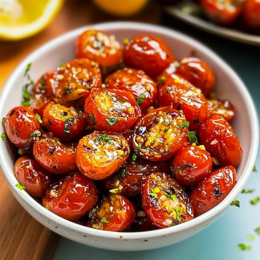 Garlic Roasted Cherry Tomatoes Recipe