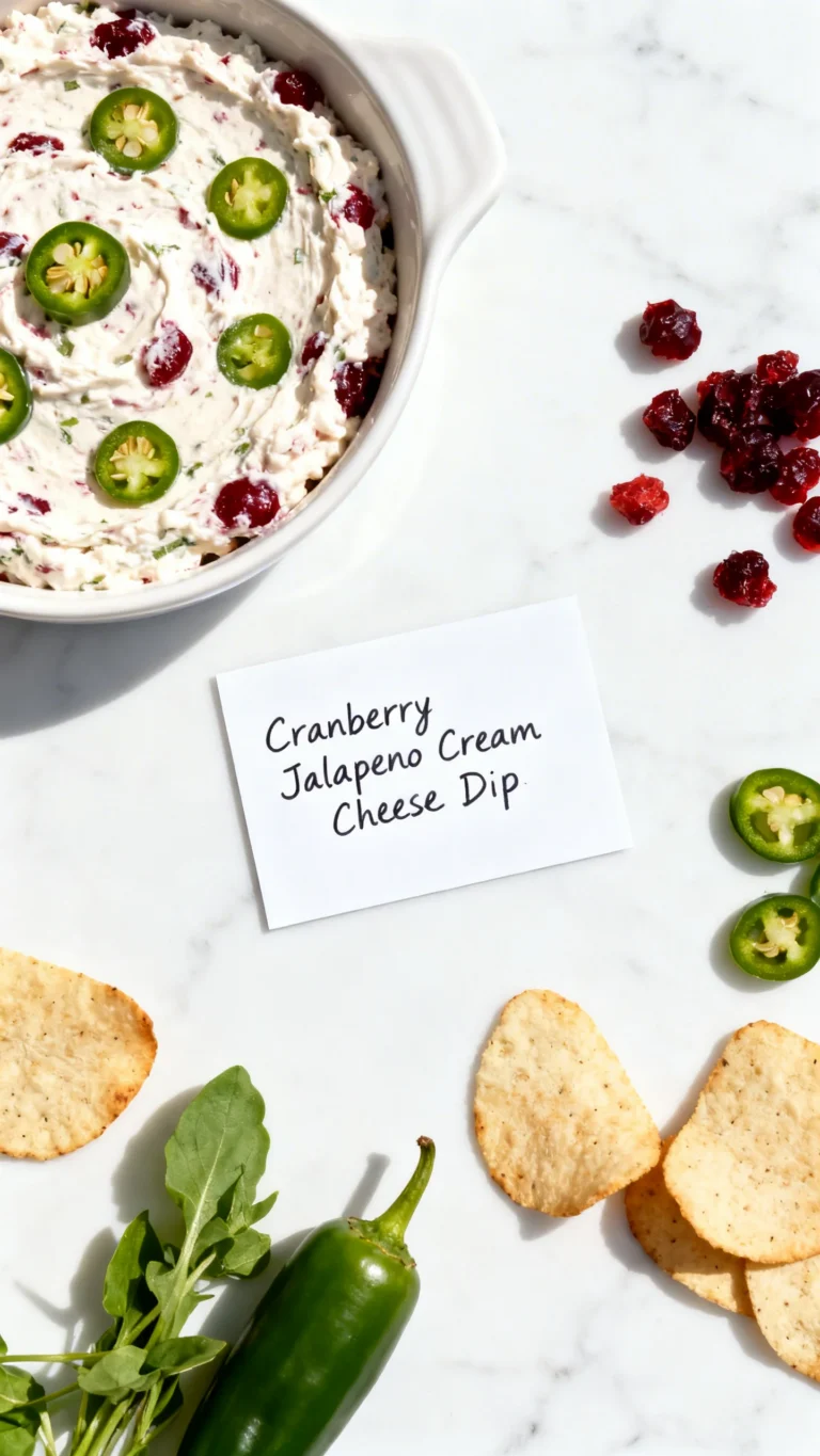 Cranberry Jalapeno Cream Cheese Dip Recipe