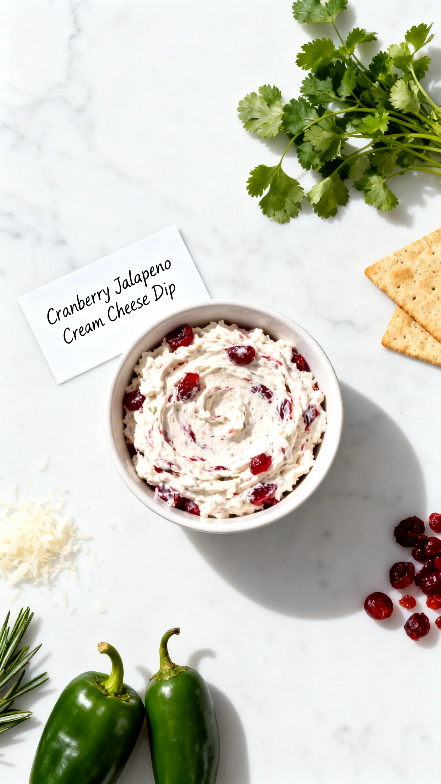 Cranberry Jalapeno Cream Cheese Dip step by step