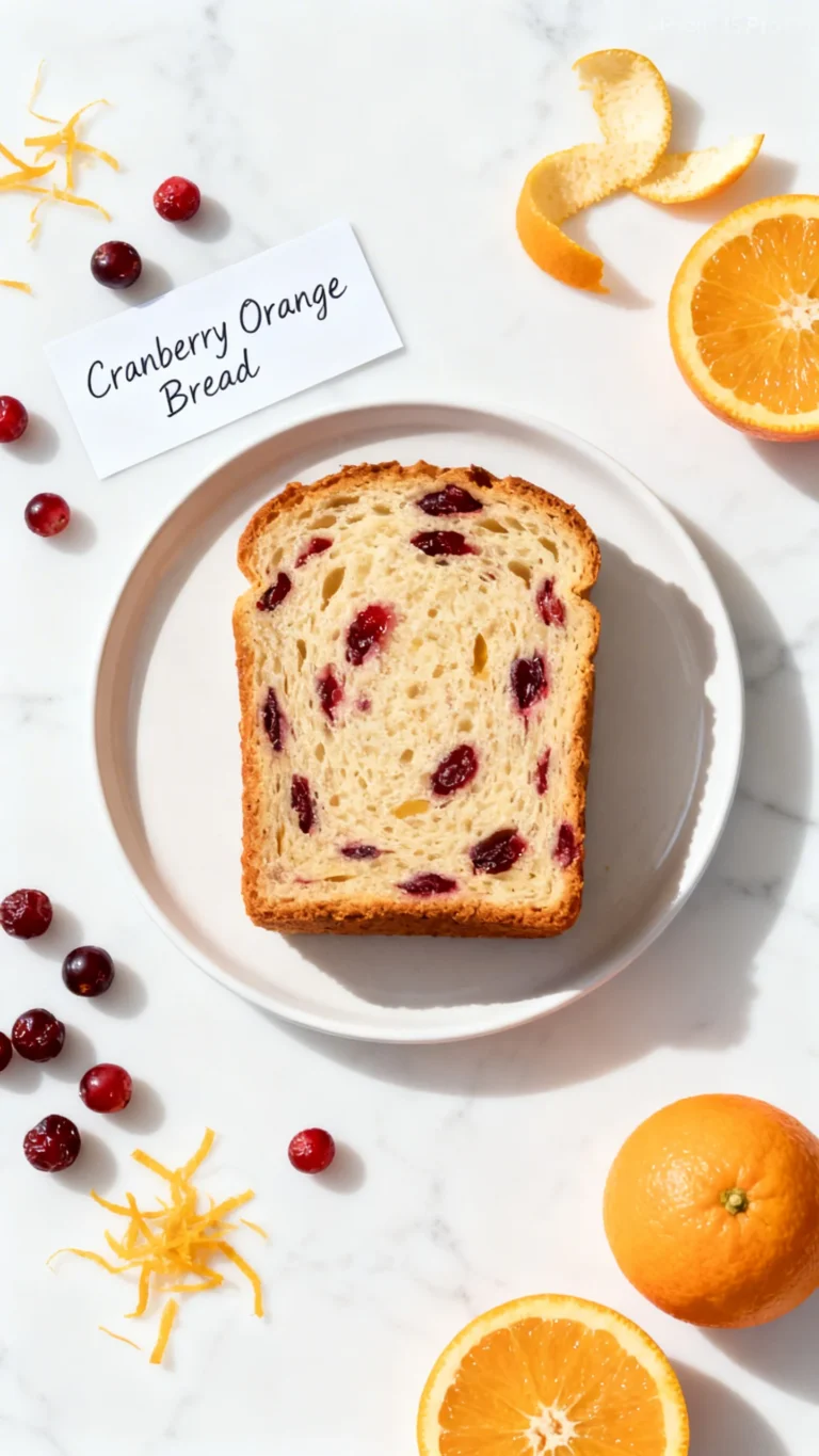 Cranberry Orange Bread Recipe (No Mixer Required)
