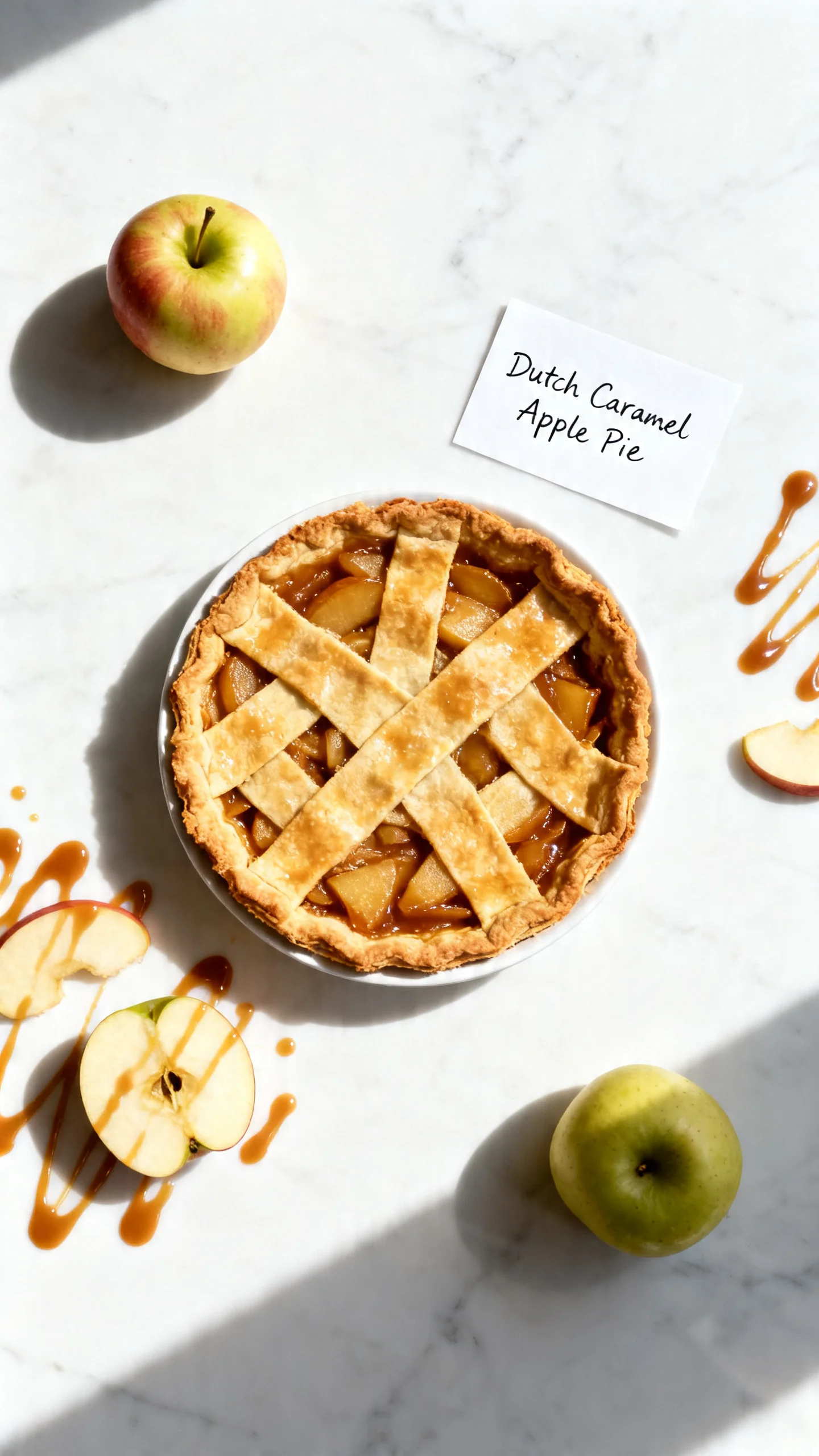 Dutch Caramel Apple Pie step by step