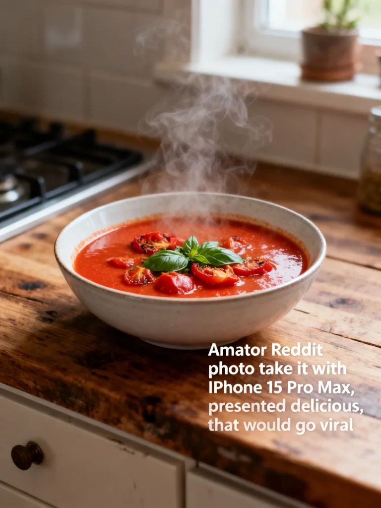 Easy Homemade Roasted Tomato Soup Recipe
