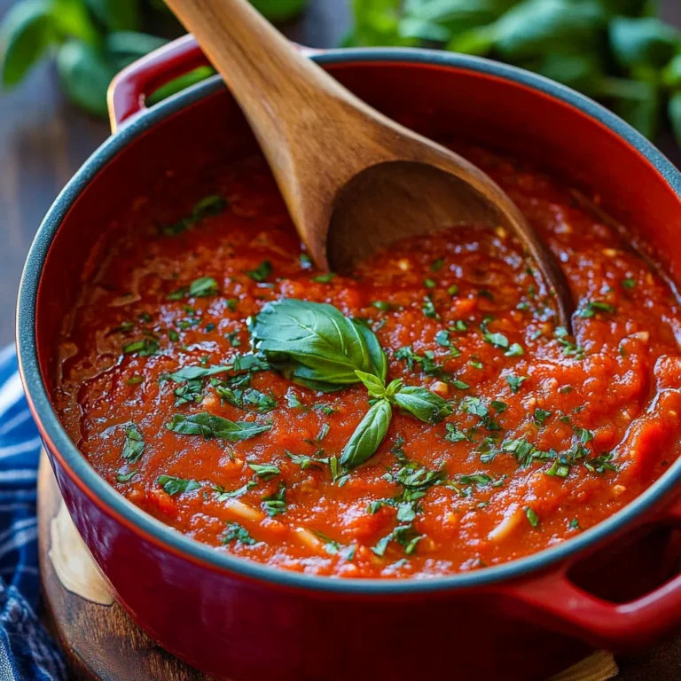 Homemade Marinara Sauce Recipe