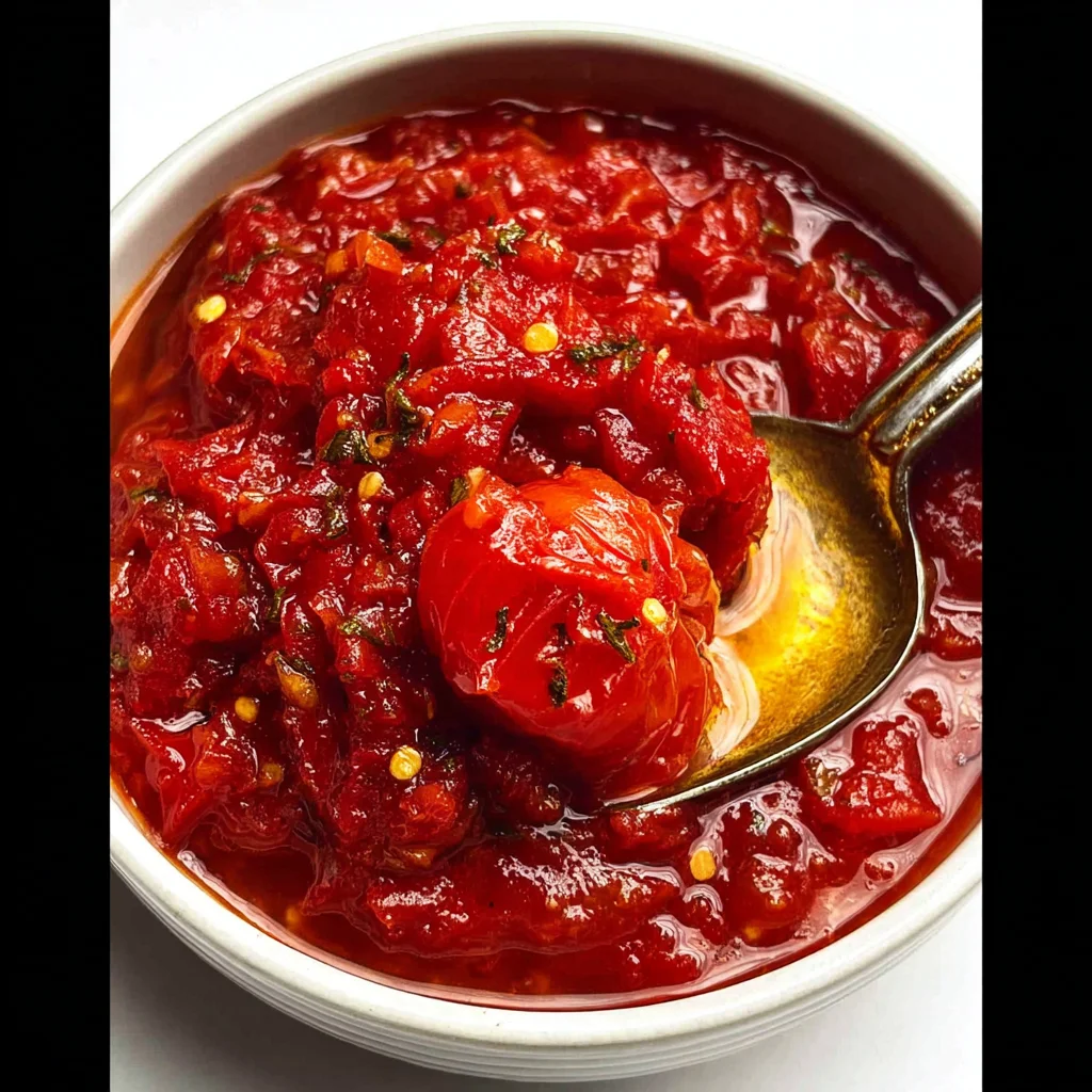 Easy No-Peel Stewed Tomatoes step by step