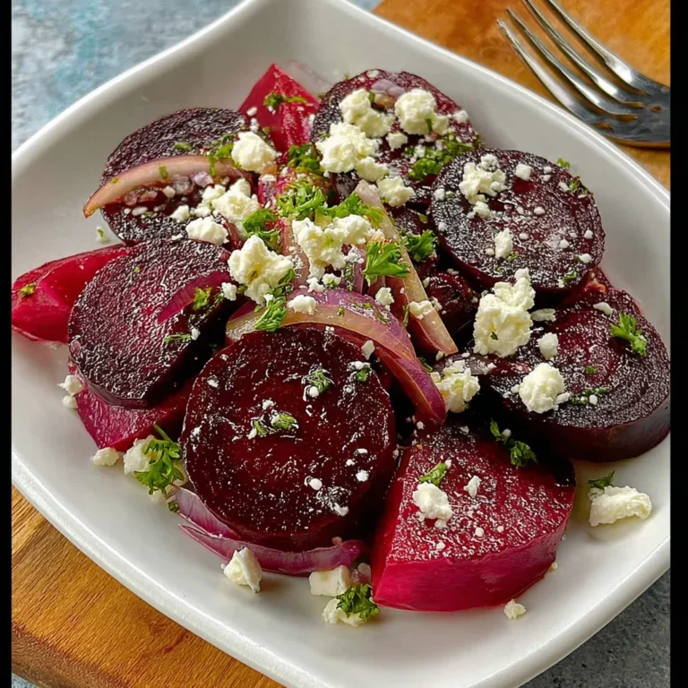 Greek Beet Salad (Patzarosalata) Recipe