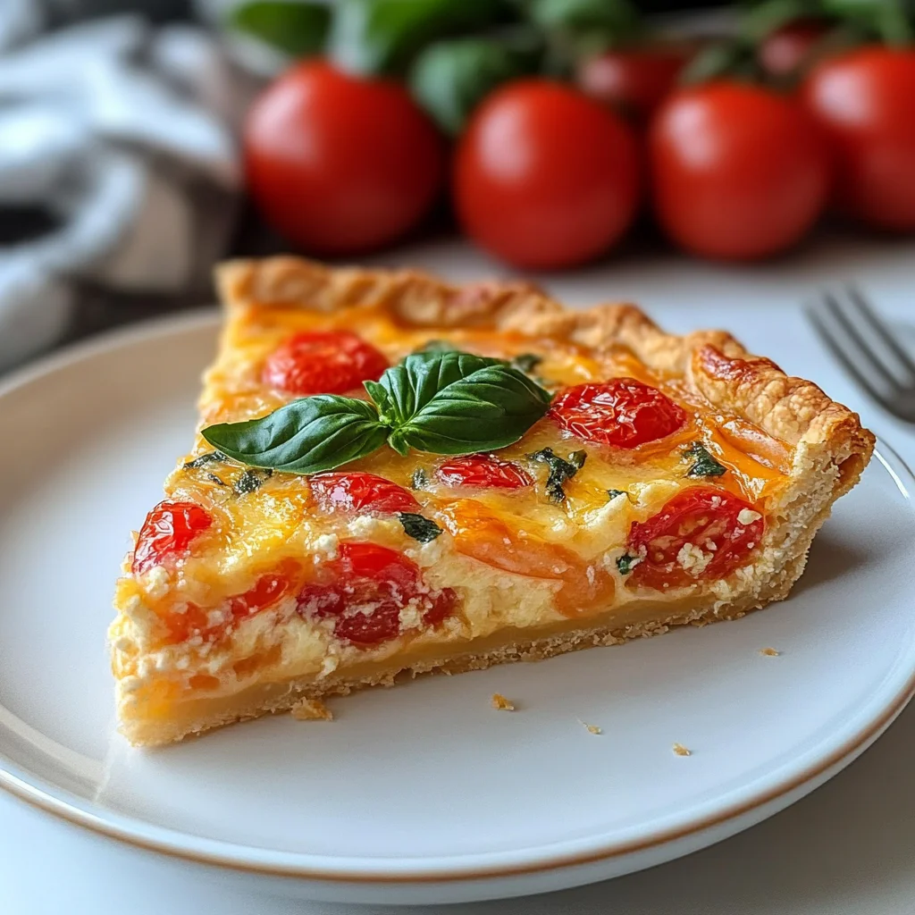 Healthy Southern Tomato Pie step by step