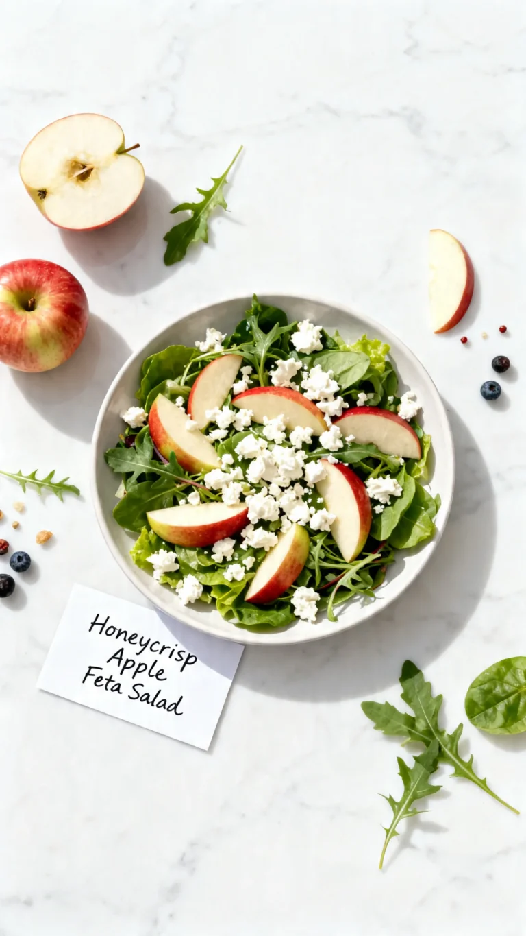 Honeycrisp Apple Feta Salad Recipe