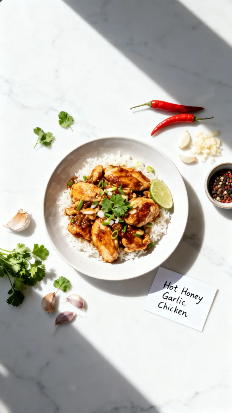 Sheet Pan Hot Honey Garlic Chicken and Zucchini Recipe