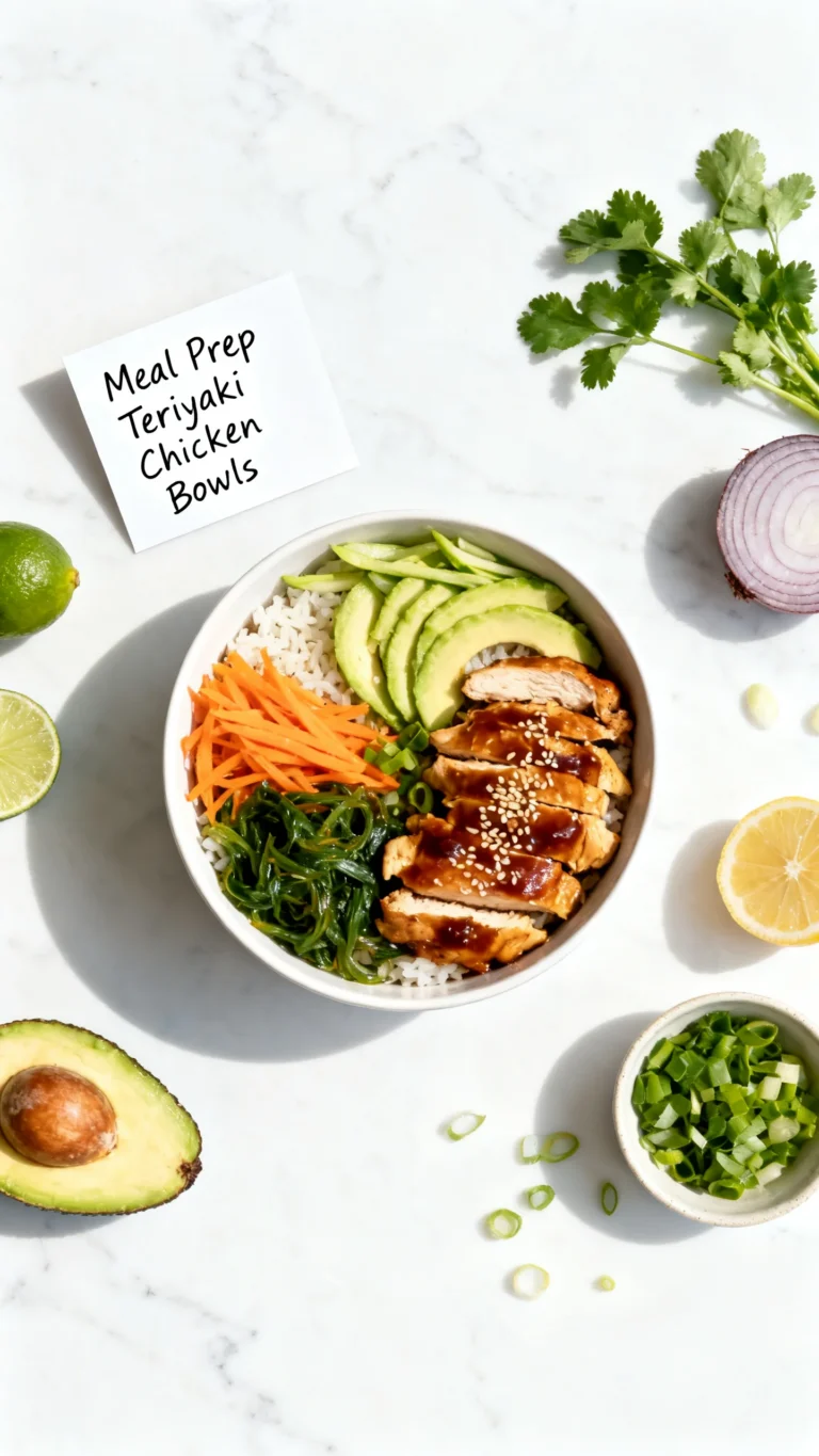 Meal Prep Teriyaki Chicken Bowls Recipe