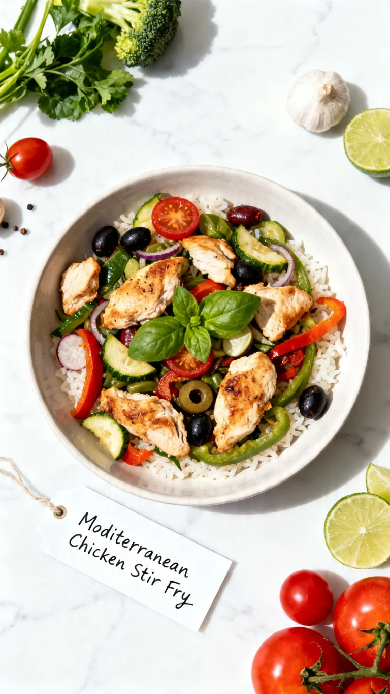 Mediterranean Chicken Stir Fry Recipe