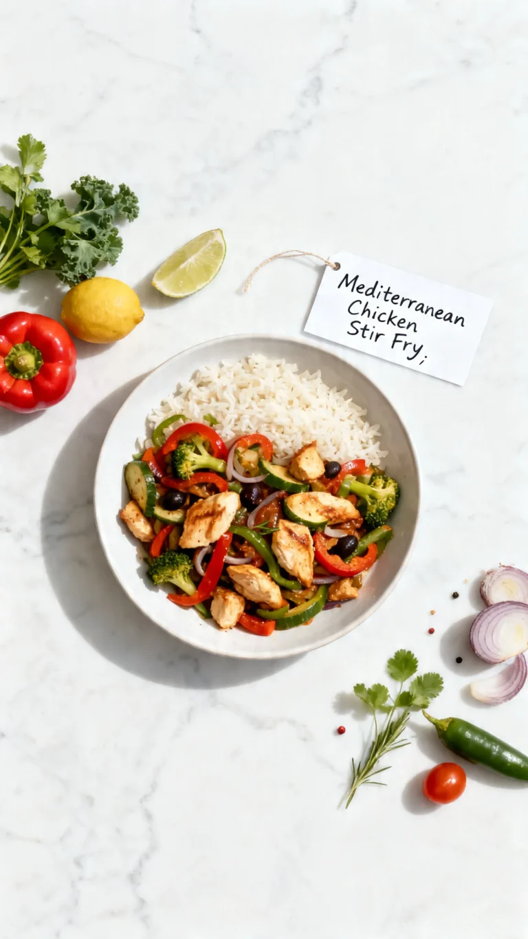 Mediterranean Chicken Stir Fry Recipe